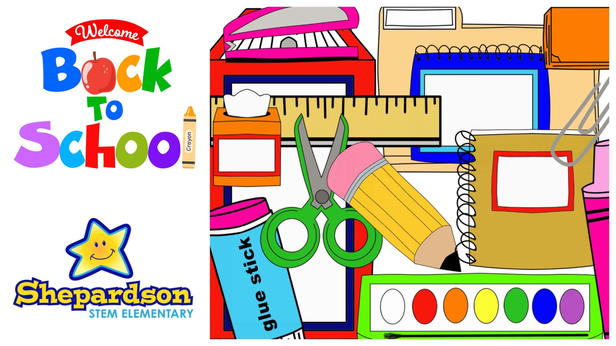 2025-2026 School Supplies Clipart